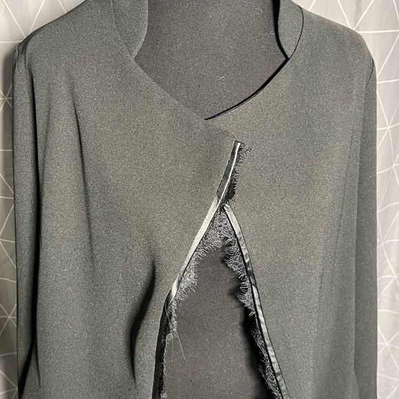 Anthropologie Elevenses Black Suit Jacket- Medium - Picture 3 of 8